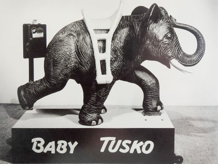 1950 s Baby Tusko Kiddie Ride Photograph Cheap