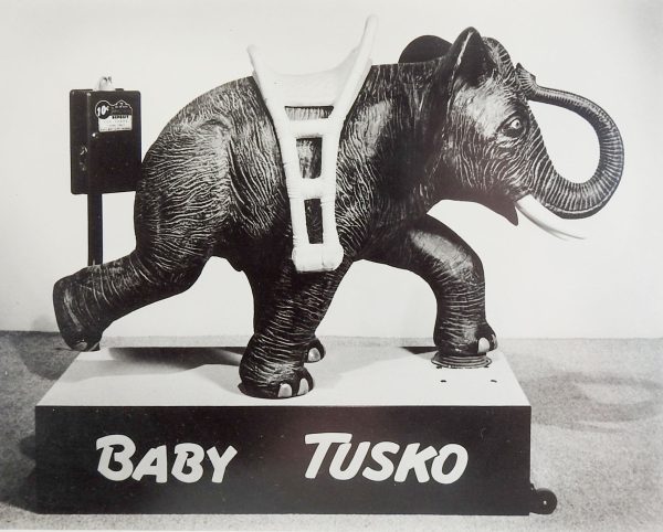 1950 s Baby Tusko Kiddie Ride Photograph Cheap