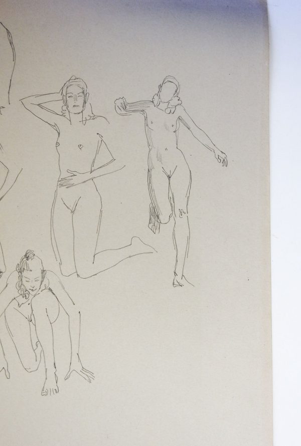 Max Jordan Female Nude Study Drawings Online