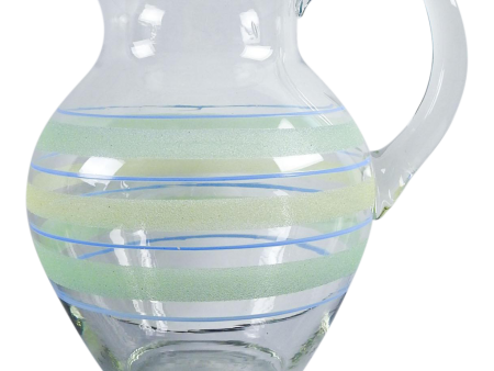 1930s Vintage Hand Blown Glass Pitcher Supply