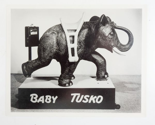 1950 s Baby Tusko Kiddie Ride Photograph Cheap