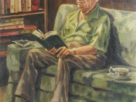 Reading In The Library Painting Online Hot Sale