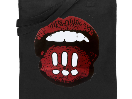 Mouth Black Totebag Online now