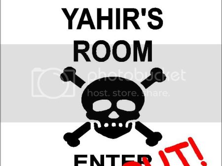 YAHIR Danger enter at own risk KEEP OUT room  9  x 12  Aluminum novelty parking sign wall décor art  for indoor or outdoor use. Cheap