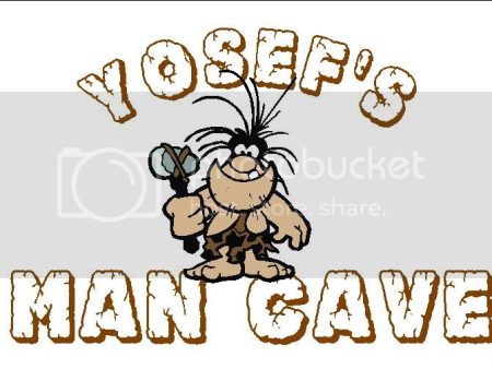 YOSEF Man Cave 9 x12  Aluminum novelty parking sign wall decor. Hot on Sale