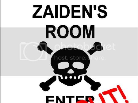 ZAIDEN Danger enter at own risk KEEP OUT room  9  x 12  Aluminum novelty parking sign wall décor art  for indoor or outdoor use. Hot on Sale