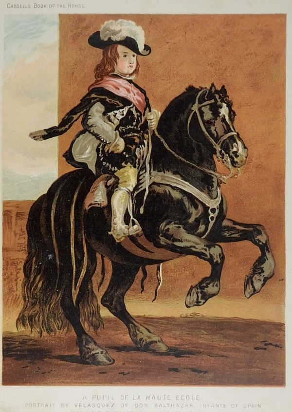 1873 Equestrian Chromolithograph Online now