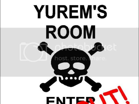 YUREM Danger enter at own risk KEEP OUT room  9  x 12  Aluminum novelty parking sign wall décor art  for indoor or outdoor use. Cheap