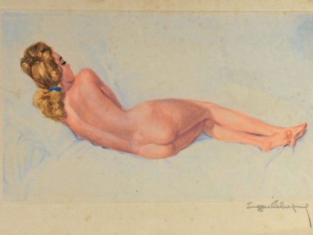 1950s Nude Lithograph on Sale