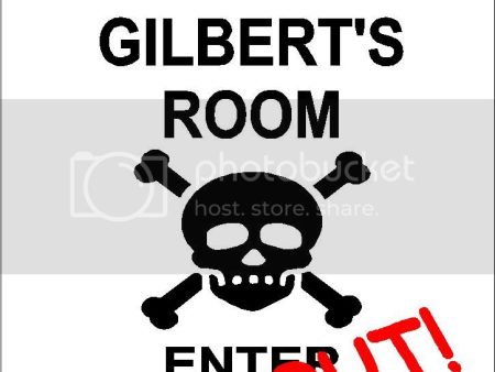 GILBERT Danger enter at own risk KEEP OUT room  9  x 12  Aluminum novelty parking sign wall décor art  for indoor or outdoor use. For Cheap