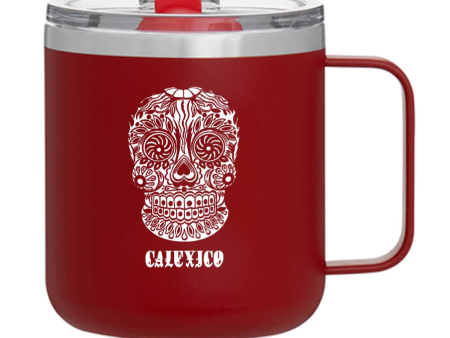 Skull Camping Mug Cheap