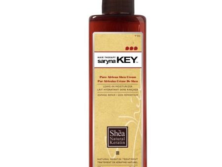 Nenuplaunamas plaukų kremas Saryna KEY Damage Repair Pure African Shea Cream Leave-In Moisturizer su taukmedžio sviestu, skirtas pažeistiems plaukams, 300 ml +dovana For Cheap