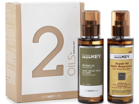 Plaukų ir kūno priežiūros priemonių rinkinys Saryna KEY Set 2 Oils Damage Repair Body Oil & Hair Oil, skirtas pažeistiems plaukams +dovana Online Sale