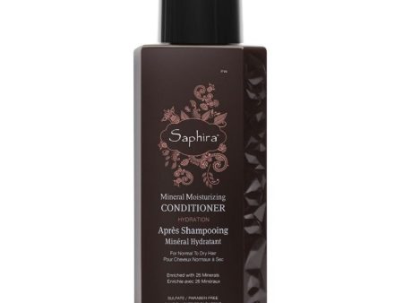 Drėkinamasis kondicionierius plaukams Saphira Mineral Moisturizing Conditioner SAFKMC1 su Negyvosios jūros mineralais, 90 ml +dovana Previa plaukų priemonė Cheap