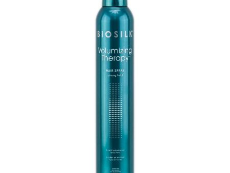 BIOSILK VOLUMIZING THERAPY stiprios fiksacijos purumo suteikiantis plaukų lakas 284 g For Discount